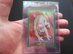 MetaZoo Topps Chrome Chupacabra 11/99 Green Refractor Card - Image 1