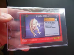 MetaZoo Topps Chrome Chupacabra 11/99 Green Refractor Card - Image 2