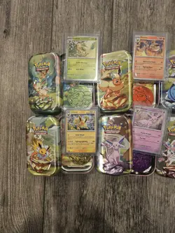Prismatic Evolutions 8 COSMOS HOLO Promo Cards - Costco Mini Tin Promos Set Lot - Image 2