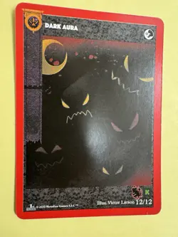 2020 Metazoo Rare Cryptid Nation Kickstarter Stamped Card Dark Aura 12/12 NM/M! - Image 4