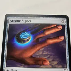 WIZARDS OF THE COAST MTG Dan Scott Signed Proof Card Arcane Signet - Image 2