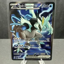 Black Kyurem EX Ultra Rare SV08: Surging Sparks 218/191 Pokemon TCG Card NM - Image 1