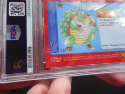 MetaZoo Topps Chrome Beast of Busco 19/25 ORANGE Refractor Card PSA 9 - Image 4