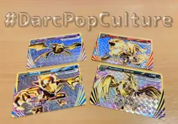 Crobat, Arcanine, Golduck, Mandibuzz Lot of 4 - 2017 Pokemon BREAK Cards, Damage - Image 1