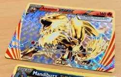 Crobat, Arcanine, Golduck, Mandibuzz Lot of 4 - 2017 Pokemon BREAK Cards, Damage - Image 4