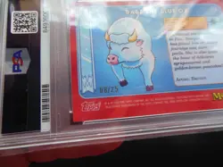 MetaZoo Topps Chrome Babe the Blue Ox 08/25 ORANGE Refractor Card PSA 10 - Image 4