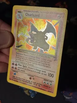 Pokemon Cards Charizard 4/130 Holo Rare Base Set 2 - (MP+) - Image 3