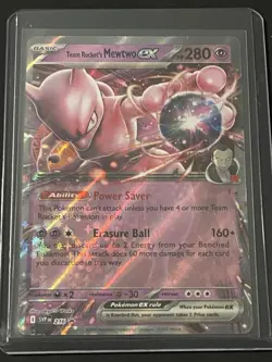 Team Rocket's Mewtwo ex 216 Sv: Scarlet & Violet Promo Cards Holo - Image 1