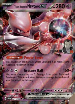 Team Rocket's Mewtwo ex Promo SV: Scarlet & Violet Promo Cards 216 NM - Image 1