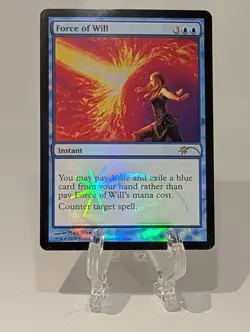 FORCE OF WILL - Magic: The Gathering -Judge Promo Foil - Matt Stewart - Image 1
