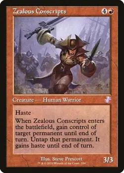 Zealous Conscripts Time Spiral Remastered NM MTG - Image 1