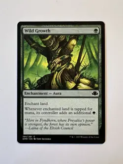 Wild Growth - MTG Dominaria Remastered - NM - Image 1