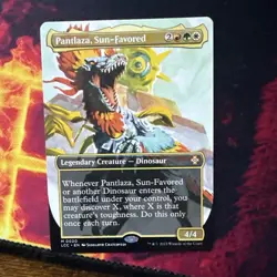 MTG Pantlaza, Sun-Favored Borderless Lost Caverns of Ixalan Commander 0020 NM - Image 1