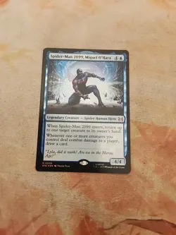 Spider-Man 2099, Miguel O'Hara Foil Marvel's Spider-Man MTG NM - Image 1