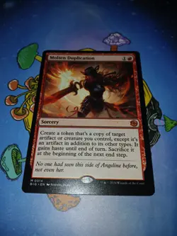 1x Molten Duplication Normal M Outlaws of Thunder Junction: The Big Score NM MTG - Image 1