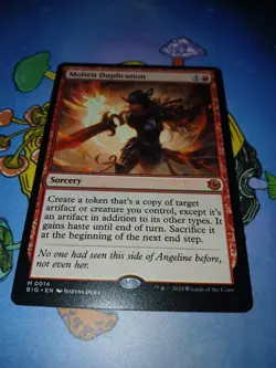 1x Molten Duplication Normal M Outlaws of Thunder Junction: The Big Score NM MTG - Image 2