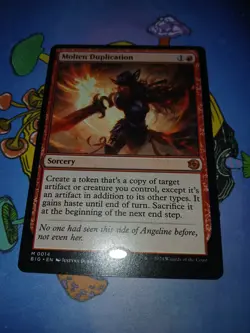 1x Molten Duplication Normal M Outlaws of Thunder Junction: The Big Score NM MTG - Image 3
