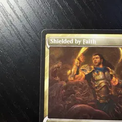 Shielded By Faith Rare Regular MTG Signature Spellbook: Gideon #5 NM - Image 2