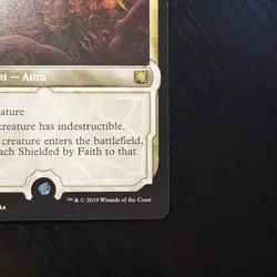 Shielded By Faith Rare Regular MTG Signature Spellbook: Gideon #5 NM - Image 5