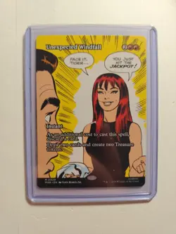 MTG: Unexpected Windfall (Borderless) Marvel Universe Eternal-Legal Regular NM - Image 1