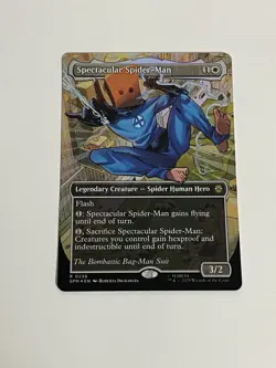 Spectacular Spider-Man (0236) (Borderless) (Textured Foil) MTG NM - Image 1