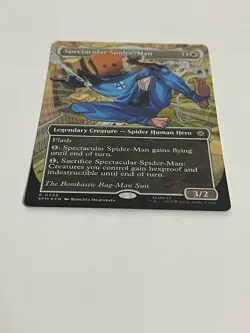 Spectacular Spider-Man (0236) (Borderless) (Textured Foil) MTG NM - Image 2