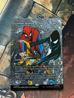 Leyline Binding Borderless Marvel's Spider-Man (MAR) MTG - Image 1