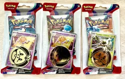 🔥 lot of 3 Pokemon Scarlet & Violet Base Checklane Blister Packs Sealed New🔥 - Image 1