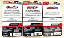 🔥 lot of 3 Pokemon Scarlet & Violet Base Checklane Blister Packs Sealed New🔥 - Image 2