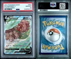 PSA 10 Greedent V 257/264 Alternate Alt Full Art Pokemon SWSH Fusion Strike 2021 - Image 3