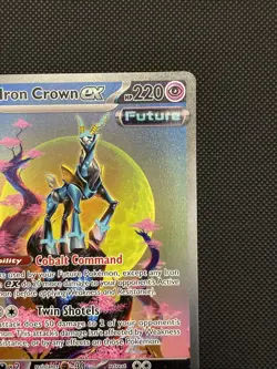 Iron Crown Ex 206/162 Pokemon Temporal Forces Special Illustration Rare NM - Image 3