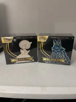 Pokemon Mega Evolution Elite Trainer Box ETB Set of 2 Sealed - Image 1