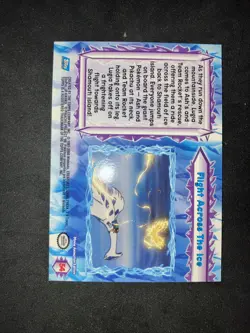 Pokemon The Movie 2000 Foil Topps Blue Label - Near Mint - Flight Across The Ice - Image 5