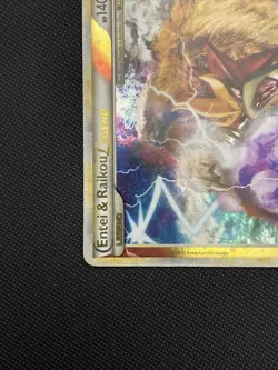 2010 Pokemon HeartGold & SoulSilver Unleashed Entei Raikou LEGEND #90/95 MP - Image 5