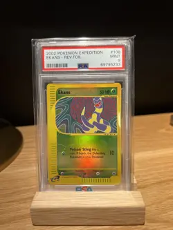 Pokemon TCG Ekans Reverse Holo 108/165 Expedition CGC 8.5 NM/M+ - Image 1