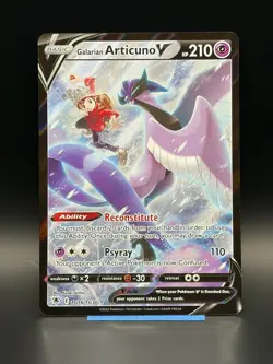 Galarian Articuno V TG16/TG30 NM - Trainer Gallery - Astral radiance - Pokemon - Image 1