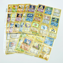 1999 Pokemon Complete Base Set 102/102 + Red Checks Pikachu & Mew Promos Vintage - Image 1