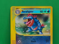 2002 WOTC POKEMON EXPEDITION BASE SET FERALIGATR 46/165 REVERSE HOLO RARE NM-M - Image 5
