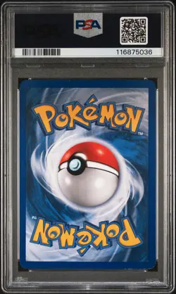 2005 POKEMON EX UNSEEN FORCES #19 VAPOREON-HOLO PSA 7 - Image 2