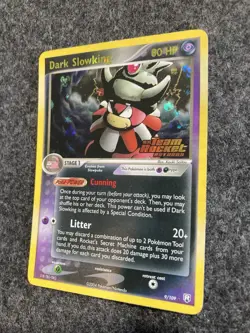 Pokemon TCG - Dark Slowking (9/109) (Stamp) Team Rocket Returns - Reverse - NM - Image 2