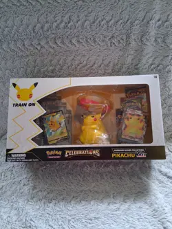 Pokemon TCG Celebrations Premium Figure Collection Pikachu VMAX Box 820650809408 - Image 1