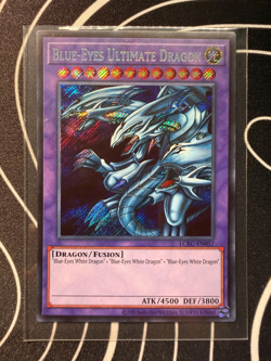 Blue-Eyes Ultimate Dragon (SECRET RARE) LCKC-EN057 (NM) Yu-Gi-Oh! Konami - Image 1