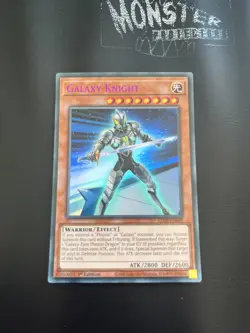 YUGIOH GALAXY KNIGHT PURPLE ULTRA RARE LDS2-EN049 1ST EDITION - Image 1
