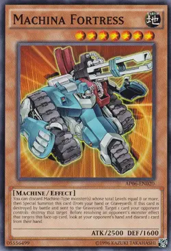 1x (LP) Machina Fortress - AP06-EN020 - Common - Unlimited Edition YuGiOh - Image 1
