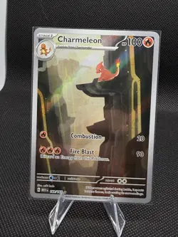 Charmeleon Scarlet Violet 151 Card 169/165 English NM/M Pokemon - Image 1