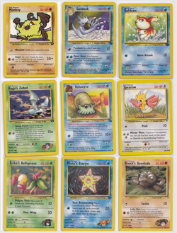 Lot of 9 Pokemon TCG WOTC Cards 1990s - Image 1