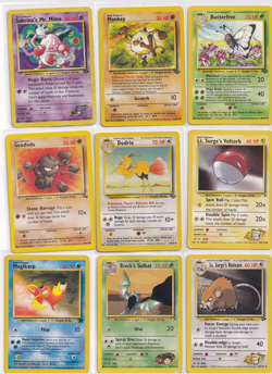 Lot of 9 Pokemon TCG WOTC Cards 1990s - Image 1