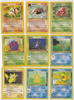 Lot of 9 Pokemon TCG WOTC Cards 1990s - Image 1