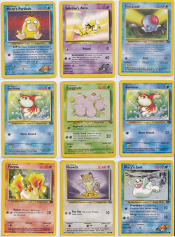 Lot of 9 Pokemon TCG WOTC Cards 1990s - Image 1