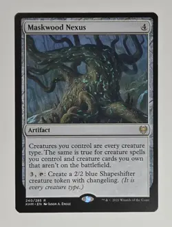 Maskwood Nexus MTG Artifact Card Kaldheim 1x Rare NM Magic The Gathering - Image 1